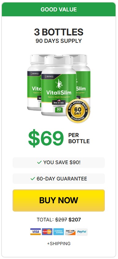 VitaliSlim 3 Bottle Price